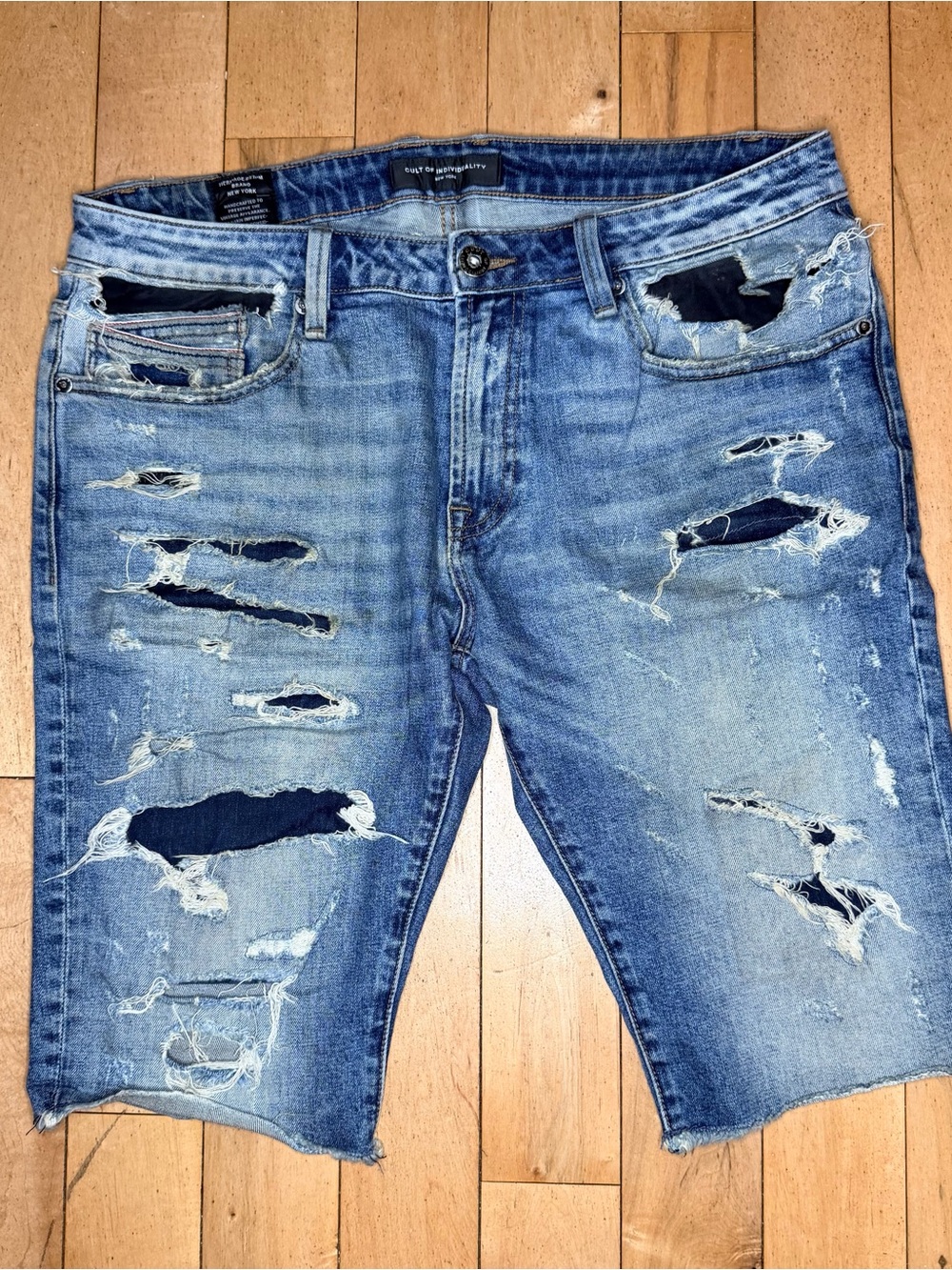 Cult of Individuality  Vintage Rebel Shorts Whitewash Men’s 34